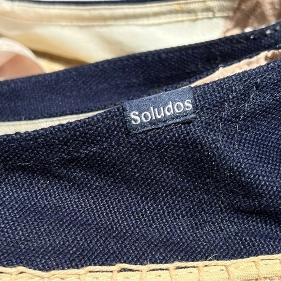 🌻NEW SOLUDOS X ROSEWOOD Aqui Me Quedo Camper Slip On Espadrille Shoes Size 9 - Picture 5 of 13